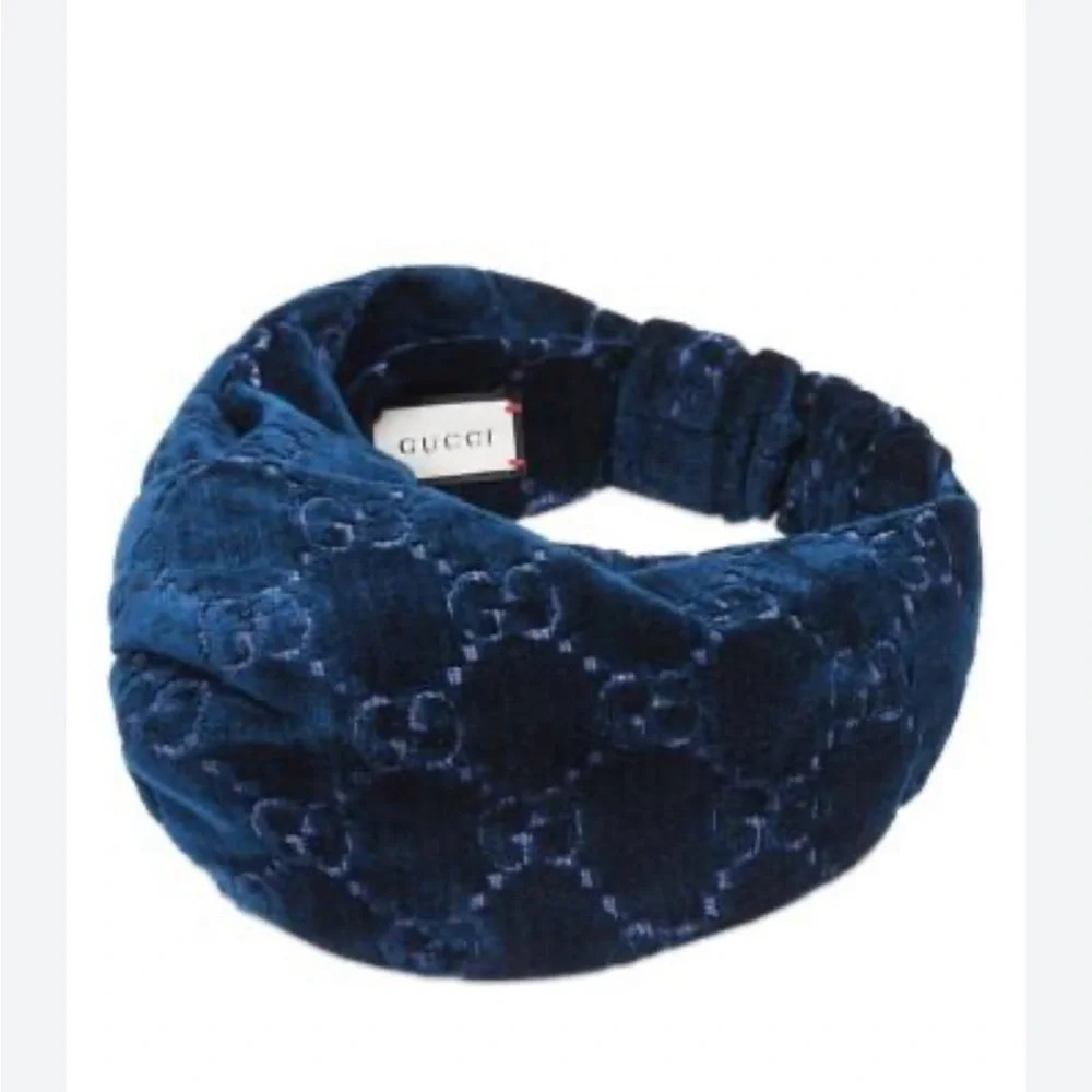 Gucci GG Velvet Headband - Picture 7 of 16